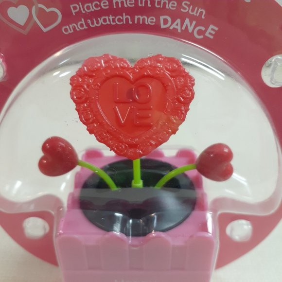 2/$15 Valentine's Day Solar Dancing Toy Bobble - Picture 3 of 5